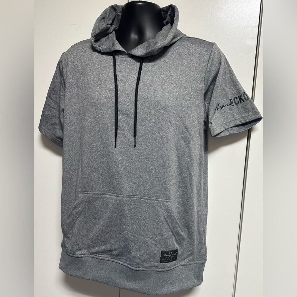 Marc Ecko Cut & Sew Pullover Short Sleeve Hoodie NWT